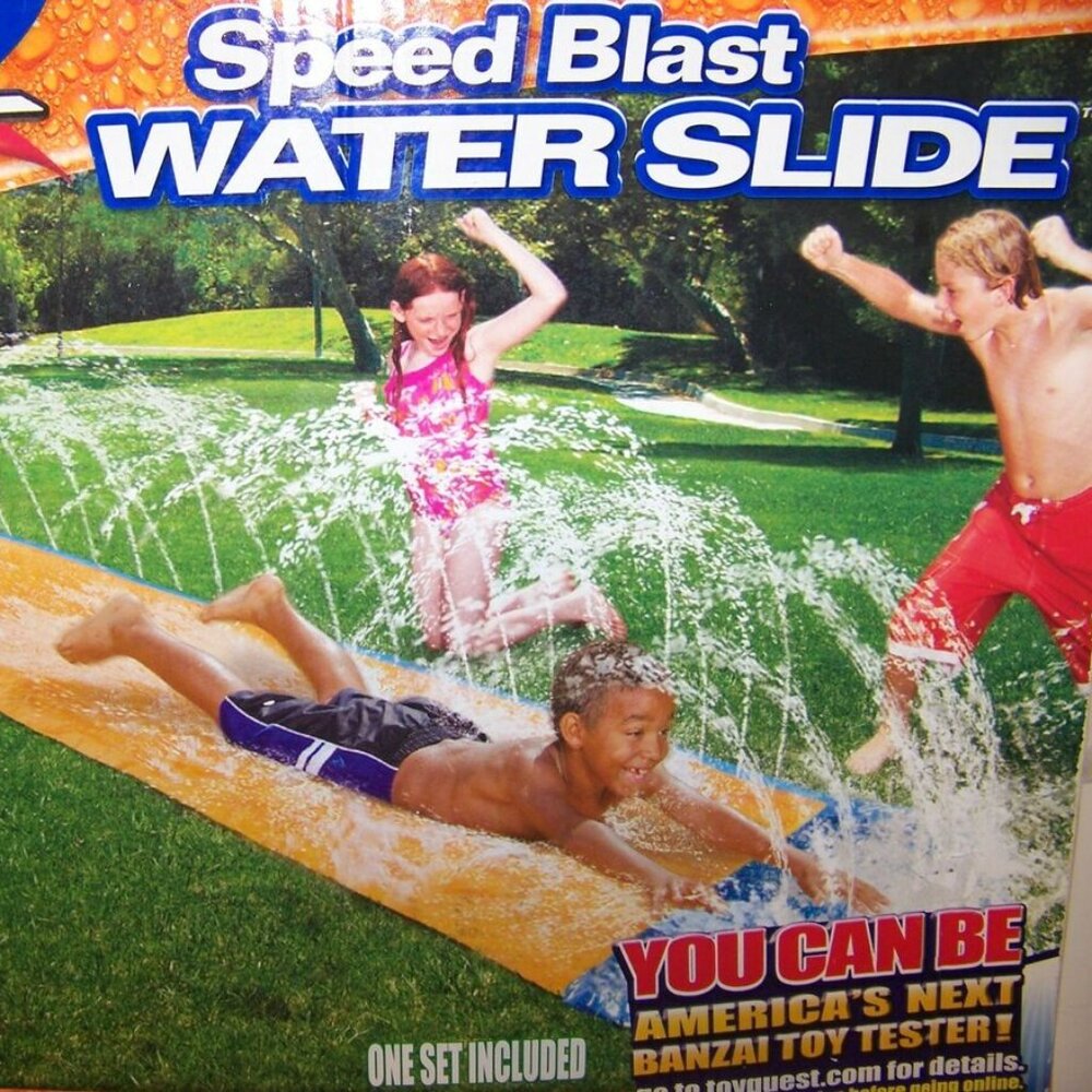 Water Slide: Outdoor Speed Blast Skinny Water Slide